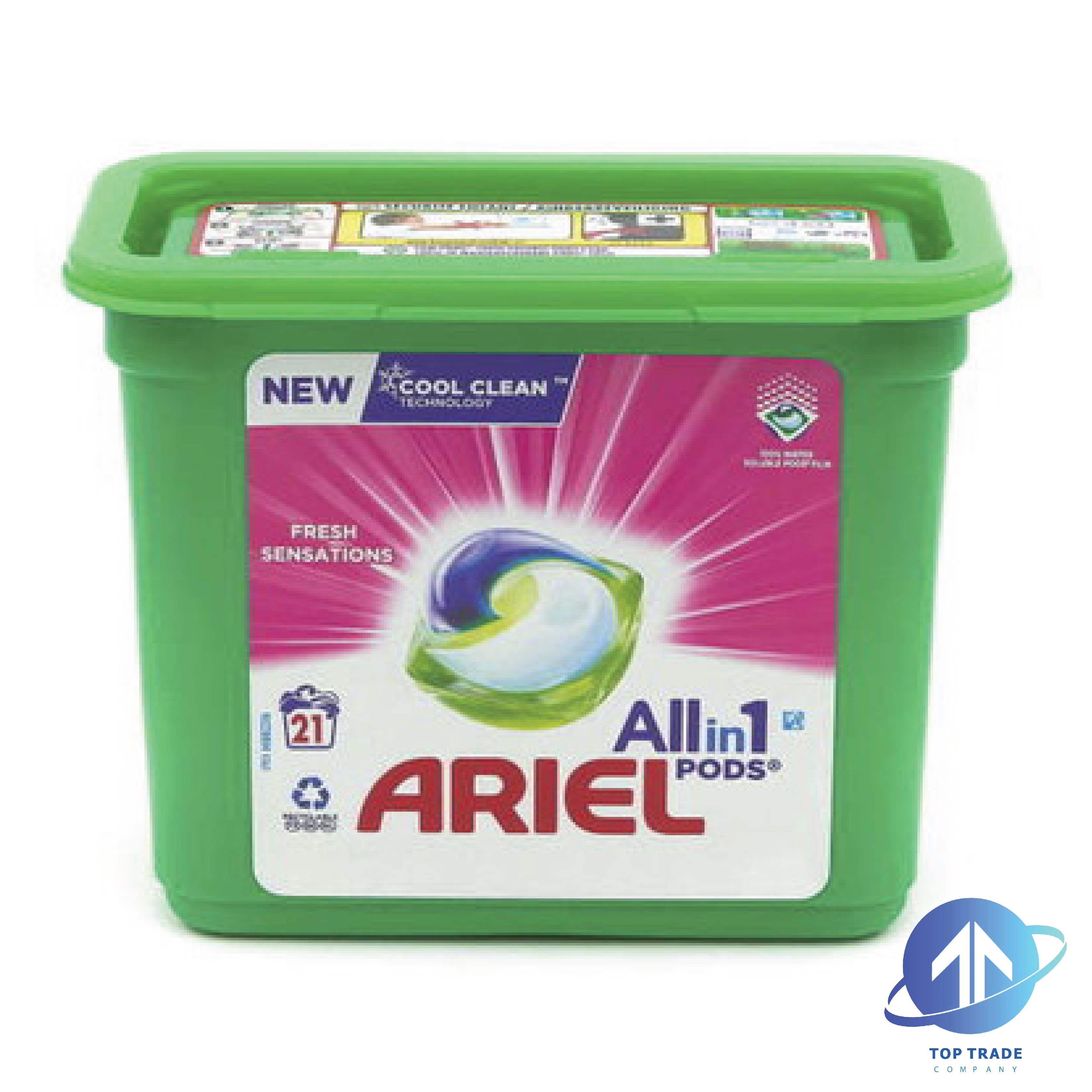 Ariel Pods All in1 21sc Fresh sensations Pink